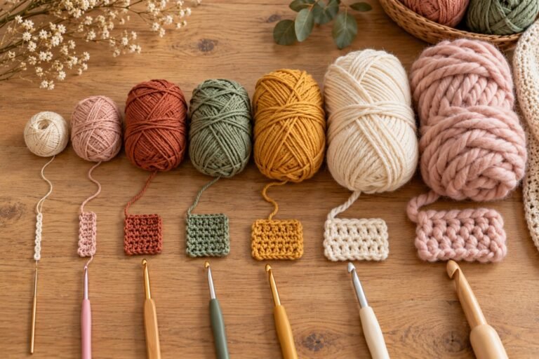 Best Yarn for Beginner Crochet: A Simple Guide (Weights, Fibers & Labels)