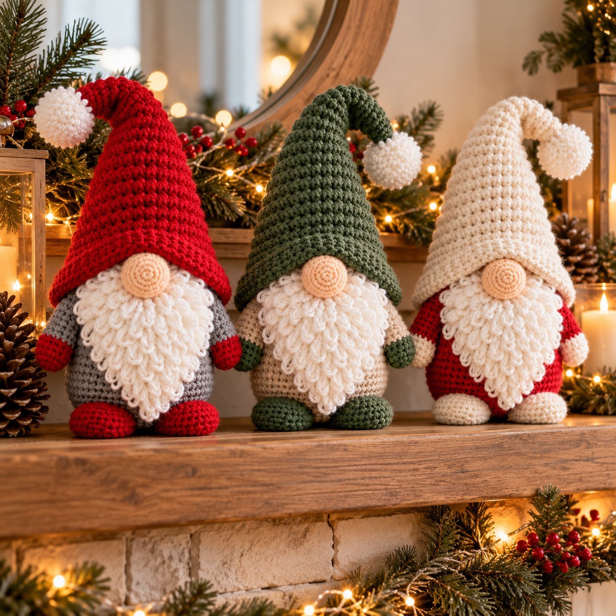 Standing Christmas Gnome Amigurumi photo 2