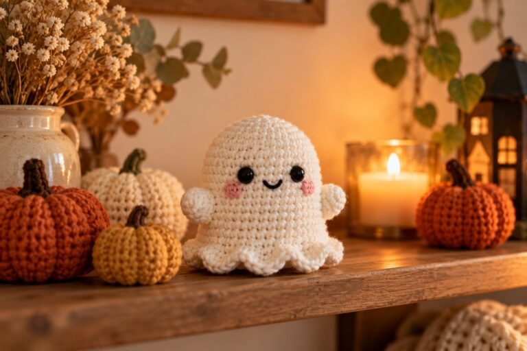 Free Crochet Ghost Amigurumi Pattern (Easy Halloween Project)