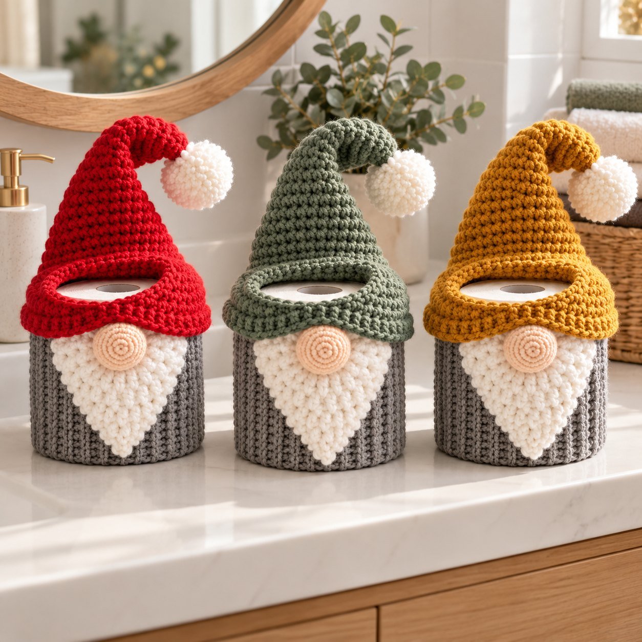 Christmas Gnome Toilet Paper Cover photo 2